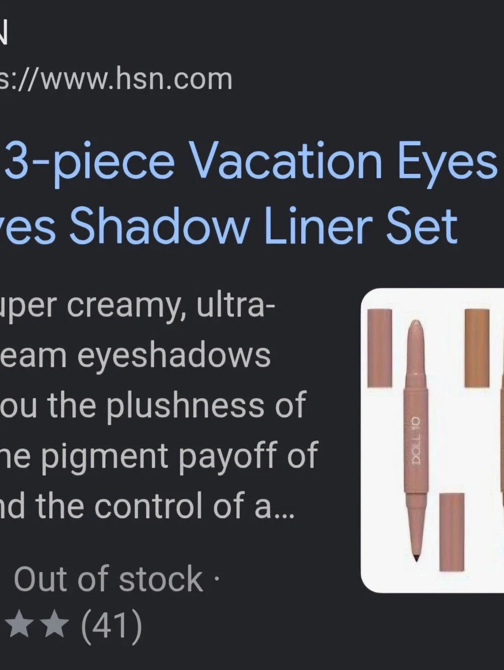 Doll10 Easy Eyes Shadow Liner Trio — Light Taupe, Warm Caramel, Deep Chocolate